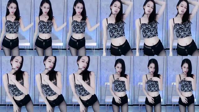 虎牙主播 極品性感舞姬 李飄飄 直播 黑絲連體情趣、開檔襪、特寫大屁股 騷舞誘惑 Part 2 (29)