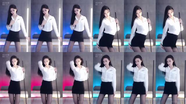 虎牙主播 極品性感舞姬 金熙雅 直播熱舞誘惑 性感黑絲美腿 2021.01.27