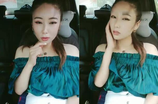 颜值不错大奶少妇户外秀车上道具自慰性感短裤露奶掰穴跳蛋拉扯拨弄奶头呻吟娇喘诱人