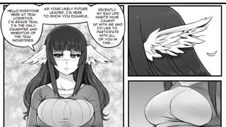 No Lunch Break - Episode 5 - Weight gain comic belly inflation