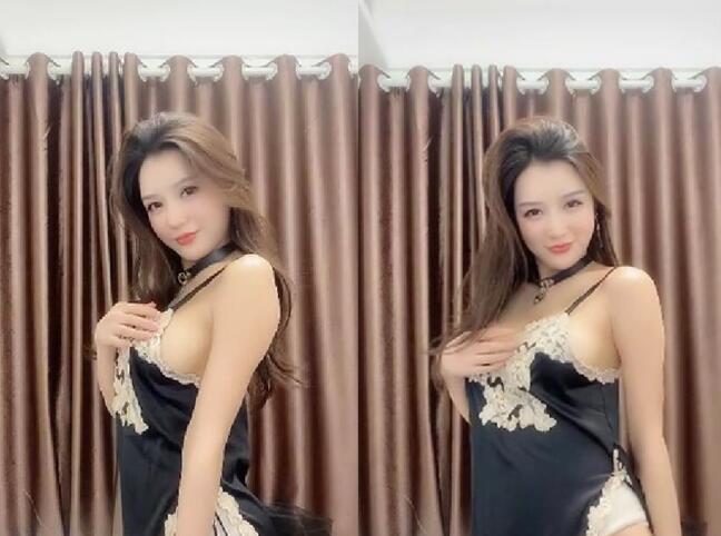 某女神主播深夜点陪玩小姐姐接私活情趣热舞土豪VIP一对一双视角黑丝睡裙极致舞骚弄姿超漂亮