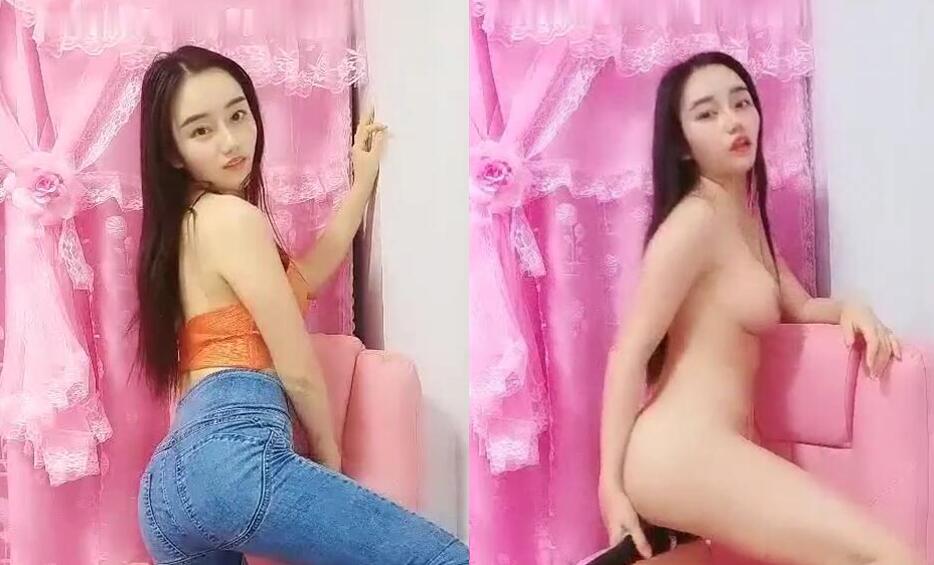 大奶妹子脱掉道具自慰椅子上按摩器震动高潮出水毛毛比较浓密