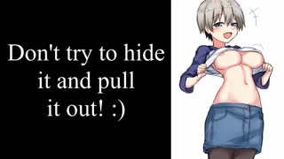 Cum On Her Huge Oppai! - Uzaki Chan Hentai JOI