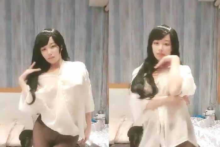 性感黑丝白色衬衣妹子自慰诱惑张开双腿跳蛋震动粉穴呻吟娇喘诱人