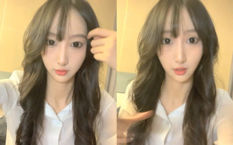 偶像明星般的9分顶级颜值大大的眼睛炯炯有神高挑的身材