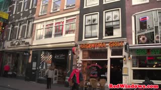 Euro prostitute gets banged from behind