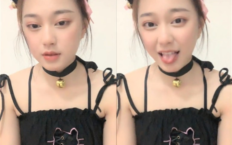 长相清纯甜美妹子自慰情趣装耳朵椅子上跳蛋塞入逼逼震动喷水