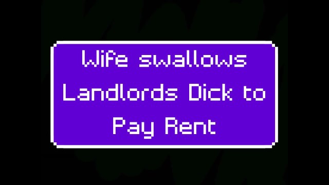 妻子吞下房东迪克付房租