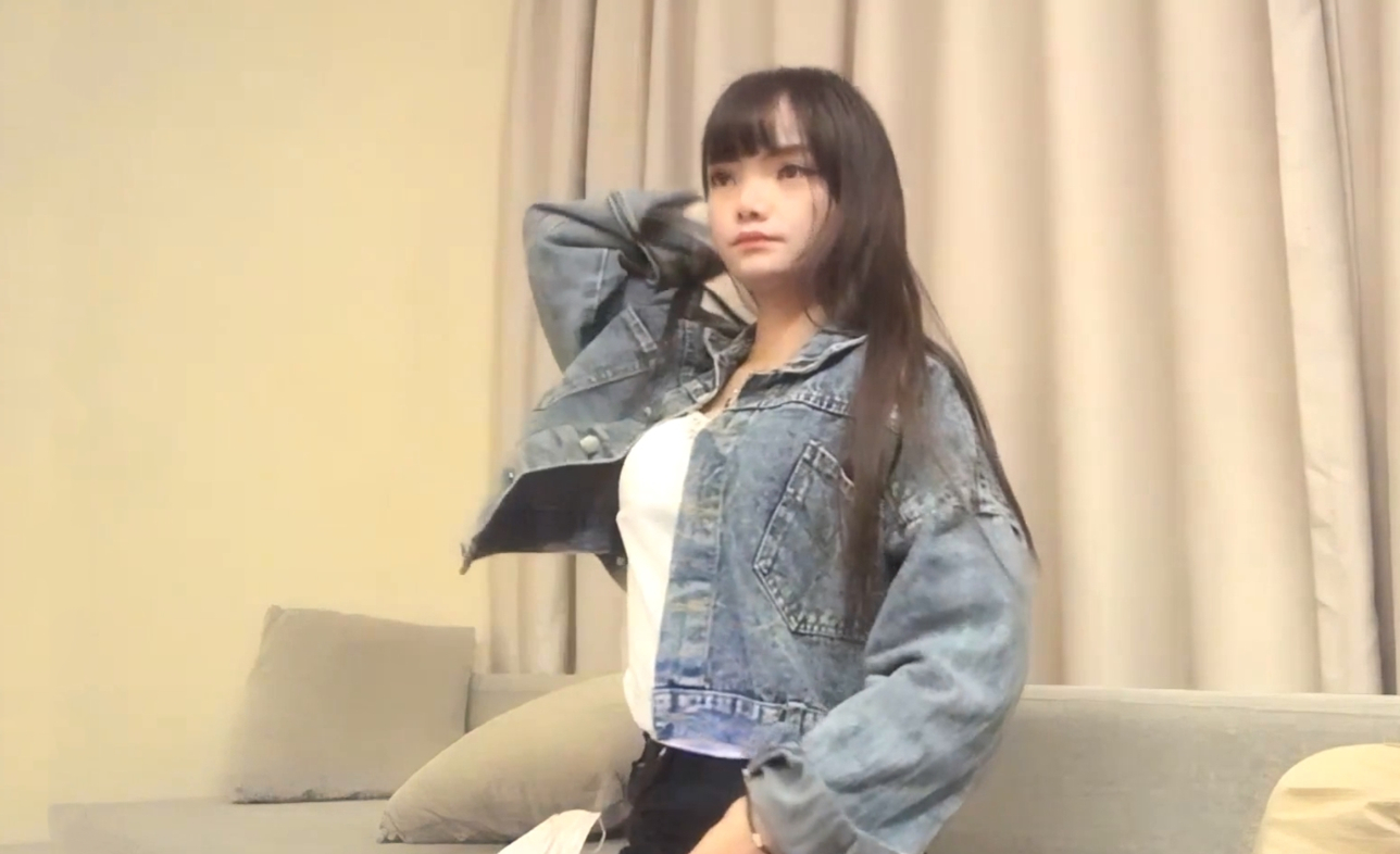 牛仔外套萌妹子近距离特写后入大力抽插猛操