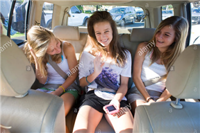 Teens In The Backseat