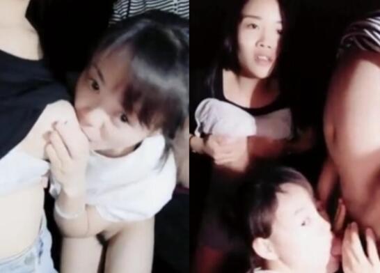 三人行姐妹花跟姐夫一起在外面玩全程露臉口交舔逼激情抽插還玩道具場面淫蕩刺激妹妹自慰助興值得一撸