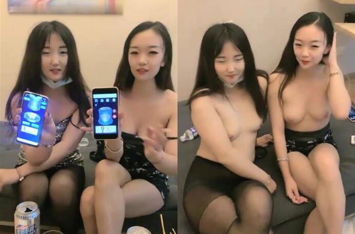 双飞走一波粉嫩美乳妹子双女舌吻舔奶手指扣弄粉穴口交骑乘猛操搞完一个妹子再换另一个