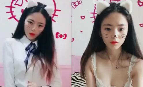 最近非常火爆的網紅鹿少女清純學妹制服極度誘惑呻吟超刺激