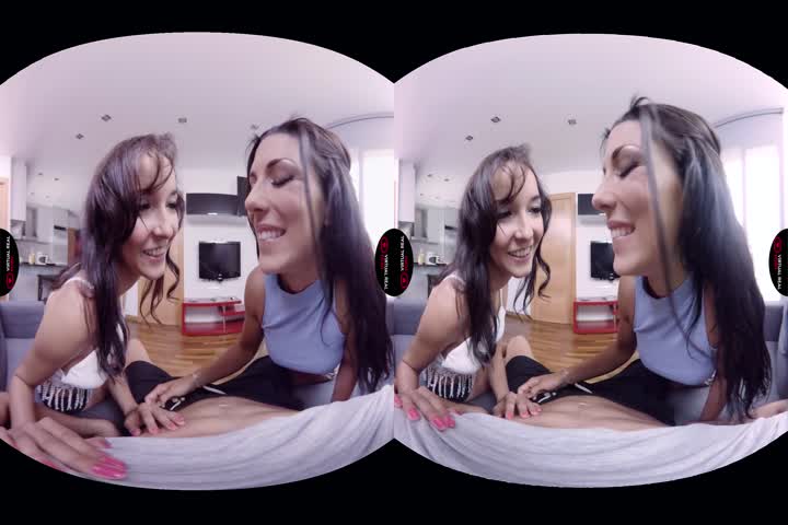 18VR.com Birtay Surprise Threesome By Lesbians Katrin Tequila And Katy Sk34