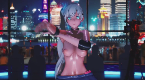 MMD极品虚拟骚穴被巨屌狂插内射彻底沦陷