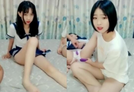 兩個卡哇伊漂亮嫩妹蘿莉主播一起直播秀 掰開小內內看粉嫩小穴 十分誘人