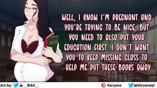 Fucking Your Pregnant Teacher In Class