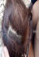 带着财经学院眼镜学姐到乡村废弃土房旁野战