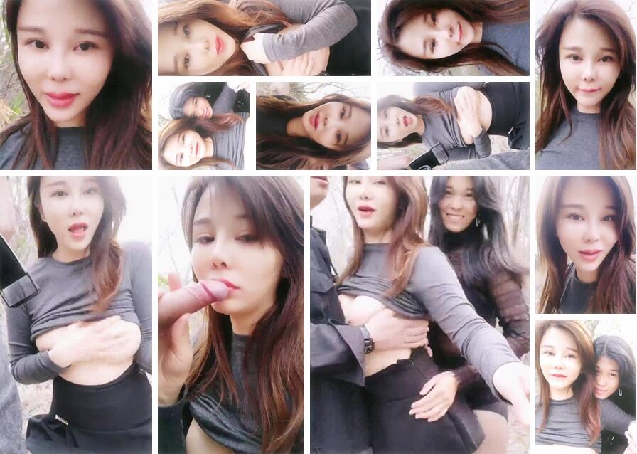 淫骚姐妹约帅哥粉丝到户外荒郊野战