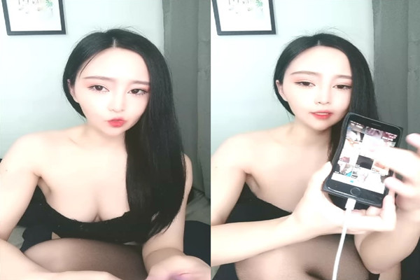 一头长发漂亮翘起大屁股丁字裤张开双腿揉穴近距离特写更是诱人