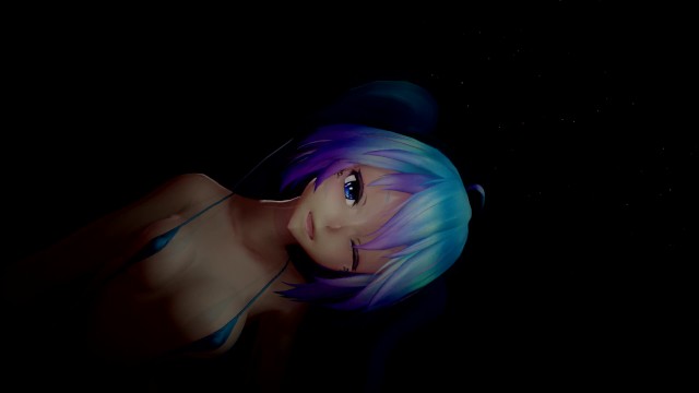 MMD Miku微型比基尼烟花4k无效果