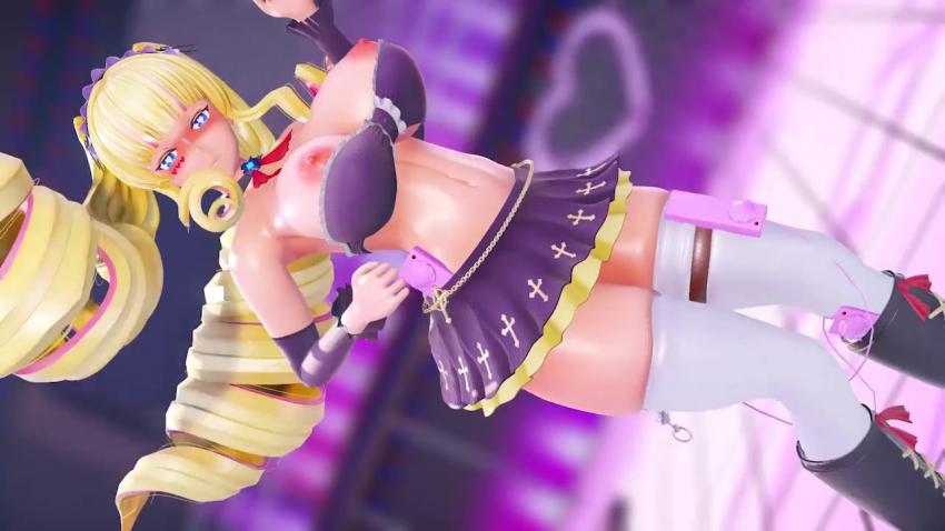 MMDvtuber DWU巨乳美少女初体验！丰满肉体被爆操内射狂潮，淫水四溅！