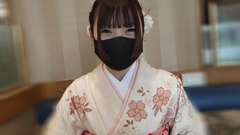 [日本無碼] 地方の苦學生を支援。都會で成人式の寫真撮影。連続中出し