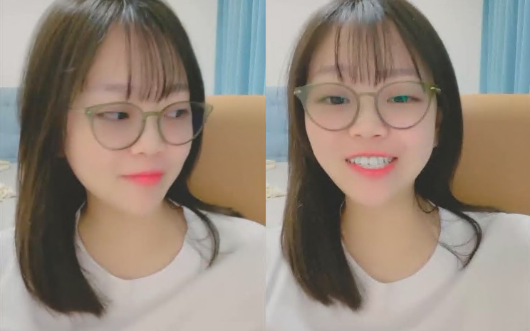 舞蹈系清纯眼镜嫩妹桃子脱下内裤完美肥臀