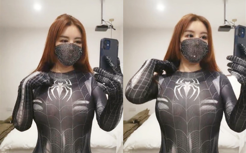 幻装蜘蛛侠女玩刺激无套爆操淫荡内射