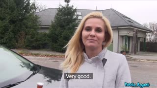 Public Agent Blonde MILF with Big Boobs Fucks a Stranger for Cash