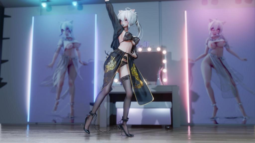 MMD78 汉服黑丝弱音GFRIEND-MAGO 极品国风骚女被狂干