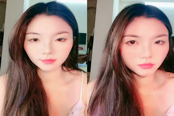 甜美气质美女吊带睡衣换装死库水