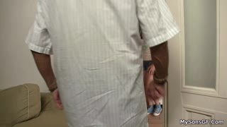 She rides father in law cock