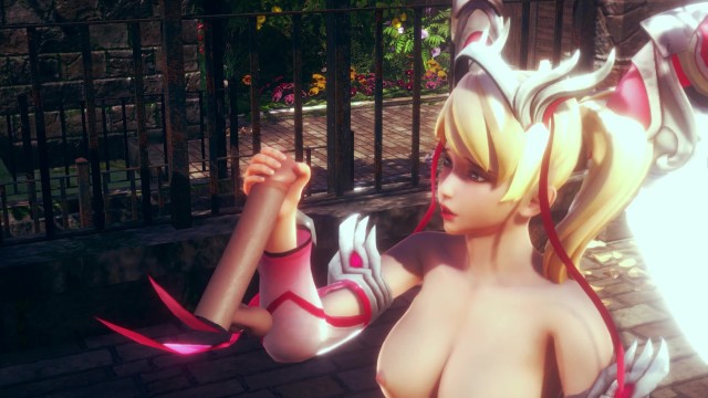 3D HENTAI OVERWATCH mercy猛拉你的鸡巴